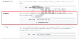 block apps games notification facebook